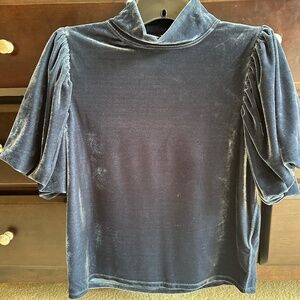 Free People Velvet Shirt